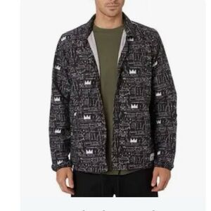 Herschel Supply Company Black Graphic Jacket